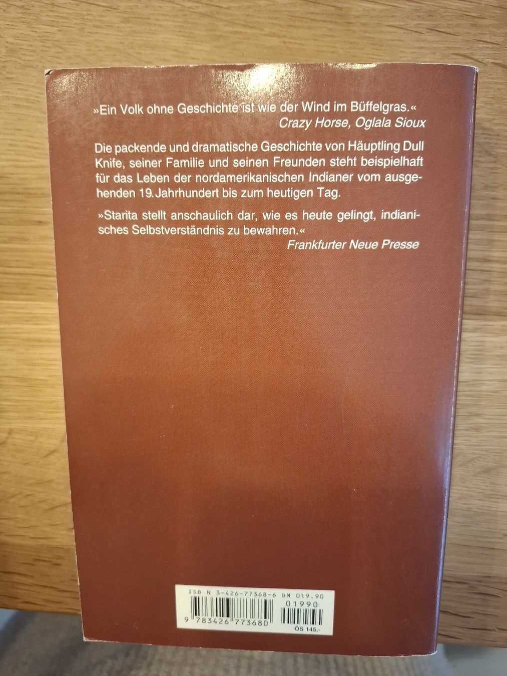 Libri: Häuptling Dull Knife – Usato da Neuenkirch venduto da Reisecaravan 1
