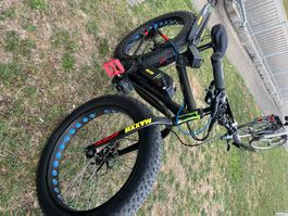 E-Bike Fatbike mit Bafang Motor schwarz gebraucht