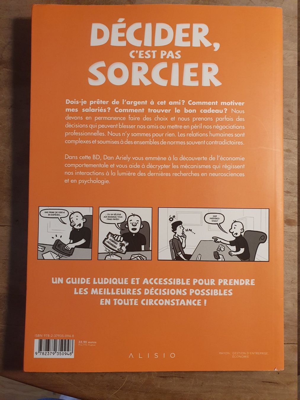 Libri: Décider, cest pas Sorcirer Dan Ariely Alisio – Usato da Zürich venduto da loosebone 5