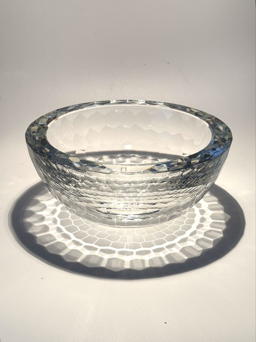 Rosenthal Schalen: Rosenthal Studio Line facettierte Kristallglas Schale – Gebraucht aus Luzern von downtonabbey
