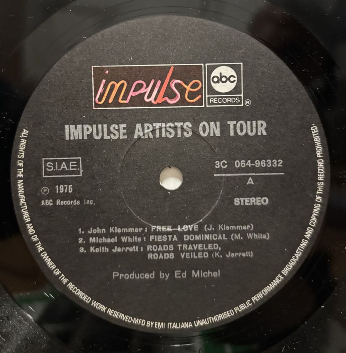 Vinyles: Impulse Artists On Tour LP VG+/VG+ – D'occasion à Neuchâtel par Deivid2 2
