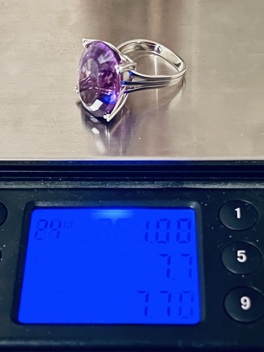 Anelli: Amethyst Ring 750 18k White Gold – Nuovo (secondo la descrizione) da Rüschlikon venduto da topswissvintage 7