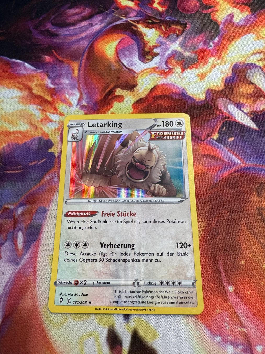 Pokémon Carte collezionabili: Letarking (EVS 131) / Holo / Drachenwandel – Nuovo (secondo la descrizione) da Bülach venduto da CherryBlu