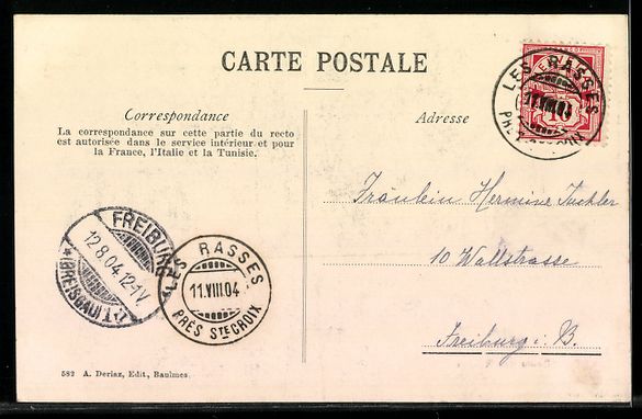 Cartoline postali: AK Les Rasses, Grand Hôtel, Route – Usato da Berlin venduto da bartko-reher 1