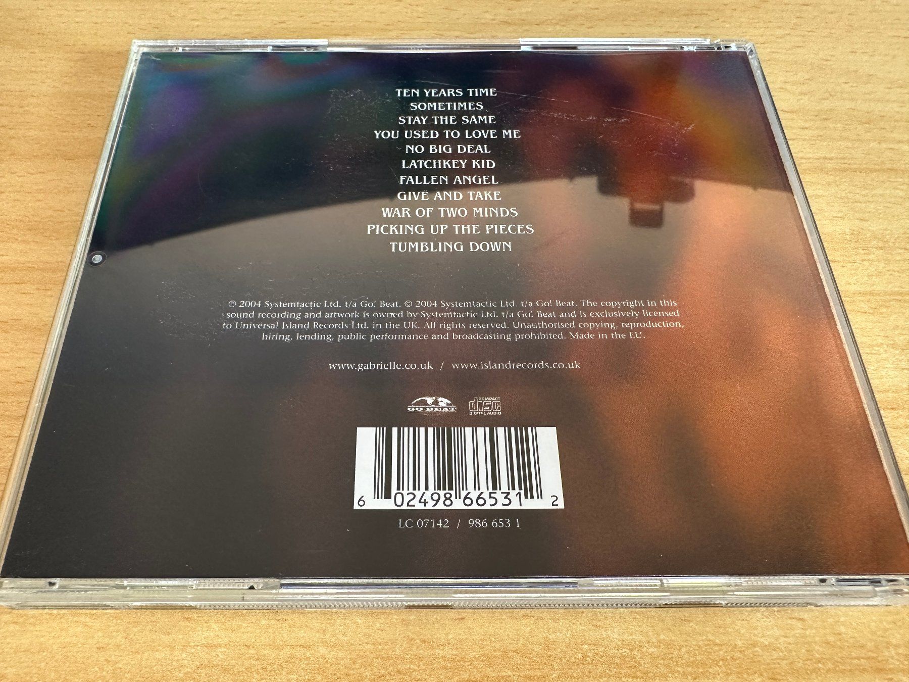 CD: Gabrielle – Play To Win – Usato da Rikon im Tösstal venduto da Alpenmutz 1