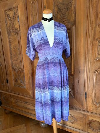 100% Seide VINTAGE Kleid Gr. M   Zustand: Perfekt