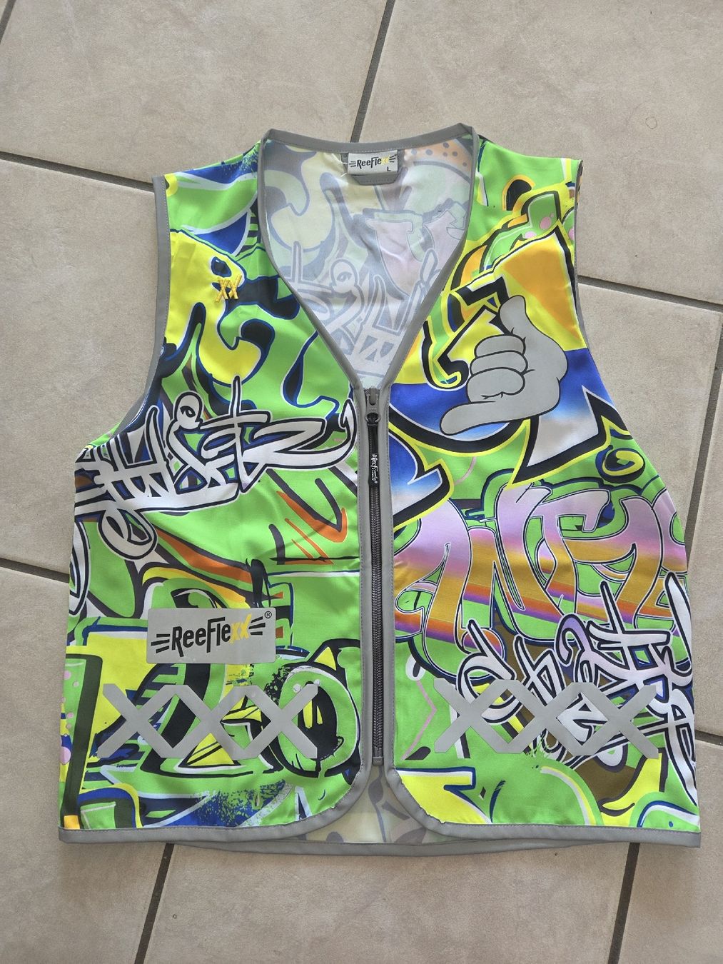 Altro abbigliamento per bambino: Reeflexx Warnweste Graffiti Design  neuwertig – Nuovo e nell'imballaggio originale da Oensingen venduto da kruemel82 1