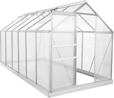 Zelsius Aluminium Gewächshaus 380×190cm