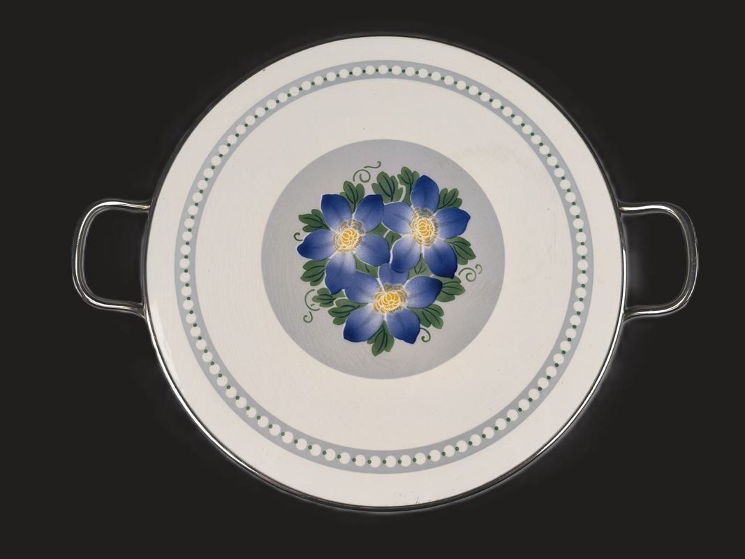 Piatti di portata: Servierteller Keramik mit Blumenmotiv – Usato da Rüti ZH venduto da Restwert_Rueti_ZH