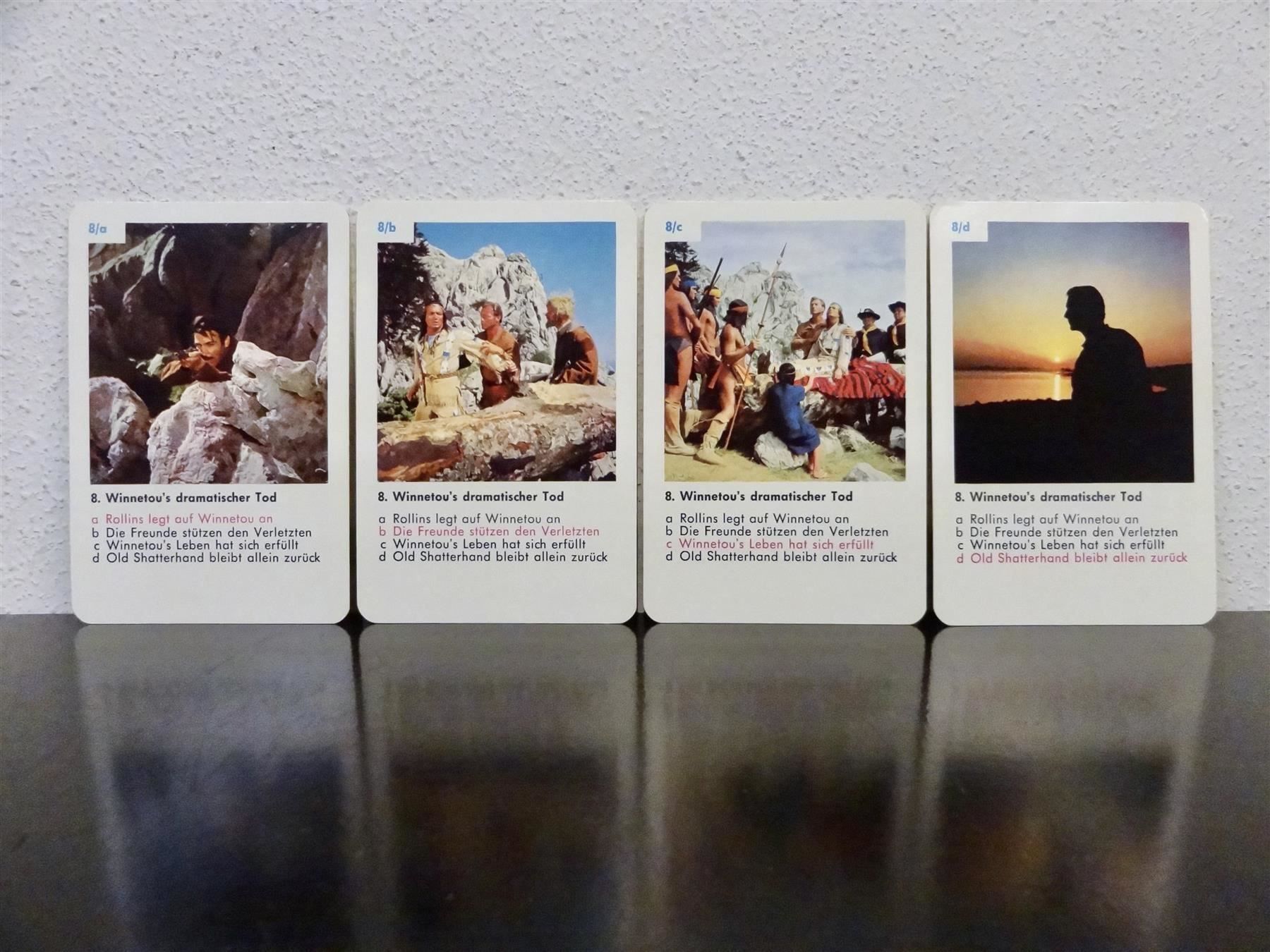 Giochi: schönes altes Quartett WINNETOU III – Usato da Kerzers venduto da wisaundso 8
