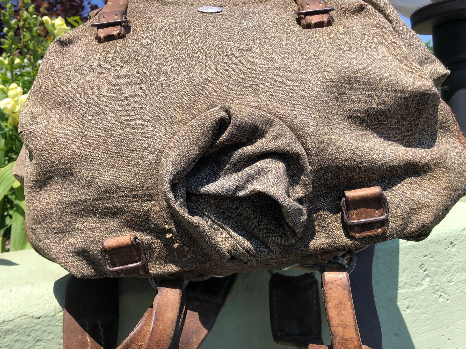 Schweizer Armee Zaini: Schweizer Militär Gebirgsrucksack – Usato da Magden venduto da Hornet2 1