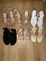 Damensandalen Paket Grösse 39 Absatz Riemchen