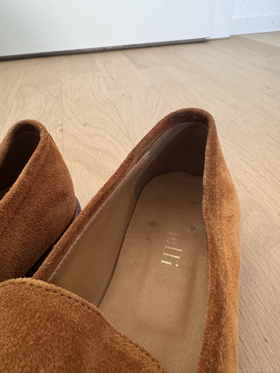 Scarpe da donna: Loafers Minelli brown suede size 36 – Usato da Dübendorf venduto da ClaraS. 2