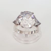 Damenring, Silber 925, Zirkonia Gr. 18.1mm