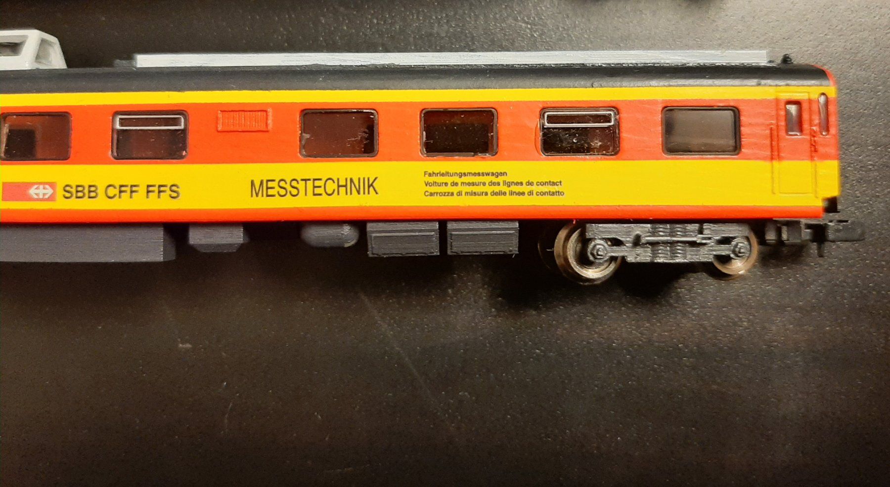 Modellini di ferrovie: Fahrleitungsmesswagen SBB – Usato da Colombier NE venduto da Couscous12 2
