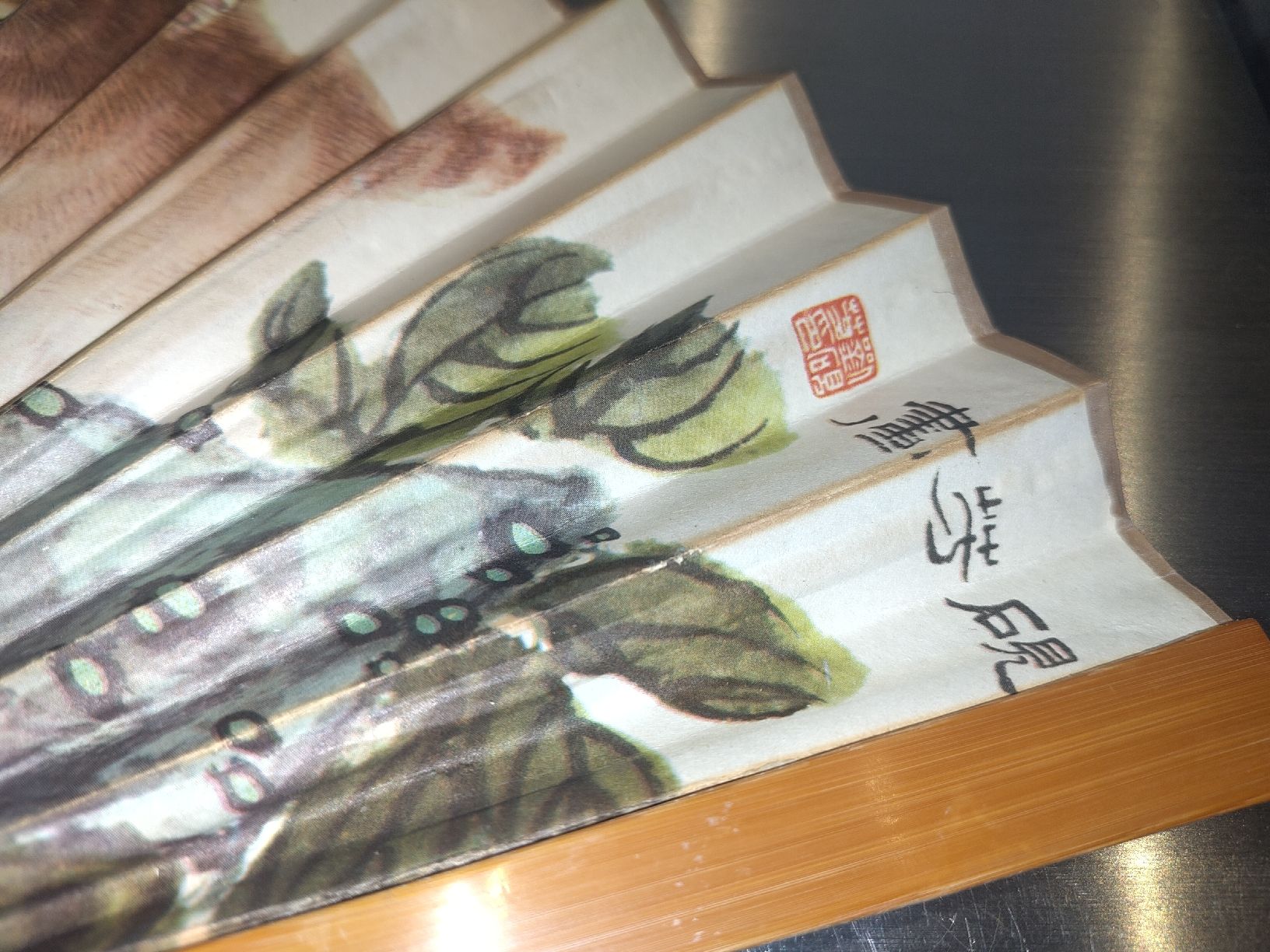 Tutte le decorazioni: Asiatischer Fächer China Eastern,Handbemalt,Vintage – Usato da Biel/Bienne venduto da DoNa82 1