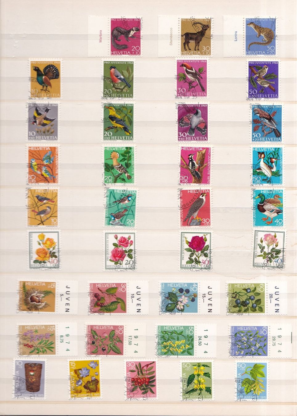 Tutti i francobolli: Pro Juventute Briefmarken-Seiten ab 1918 – Usato da Münchwilen AG venduto da Nesar 6