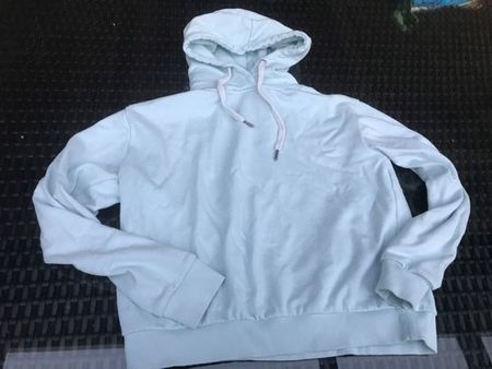 Damen Kapuzen Pullover S hellgrün