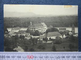 KLOSTER AM FLUSS LUFTBILD 1909 AK ZH AG BL