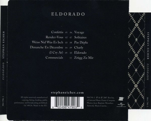 CDs: STEPHAN EICHER (CD) Eldorado – Gebraucht aus Zürich von Tarafo5 1