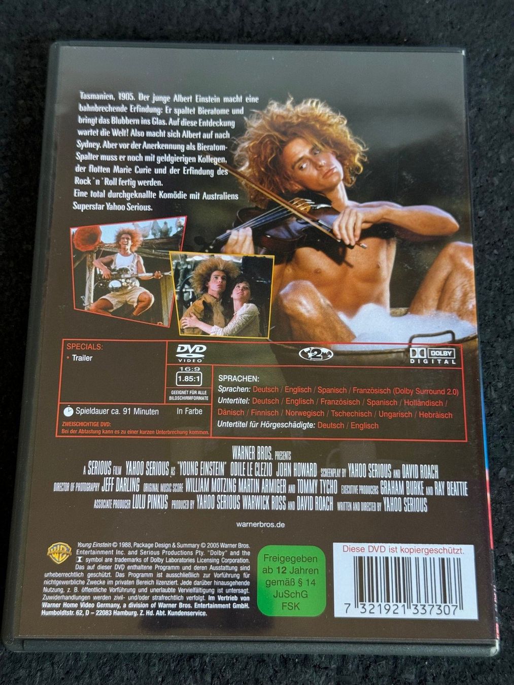 Tous les DVDs: EINSTEIN Junior DVD DE/EN/SP/FR Yahoo Serious – D'occasion à Fribourg par tschjoly 1