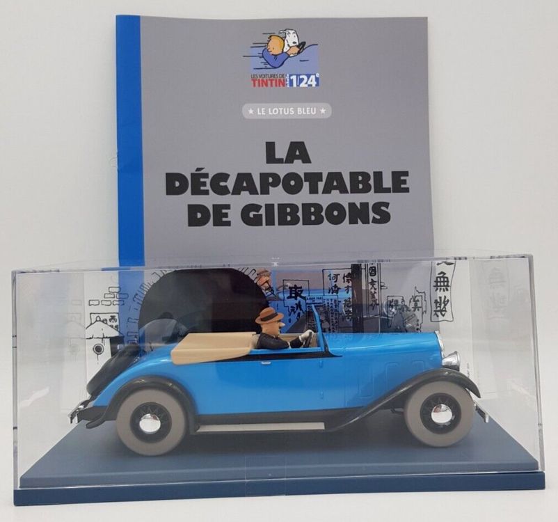 Voiture Tintin La décapotable du Capitaine Haddock- Hachette Collection - Collection