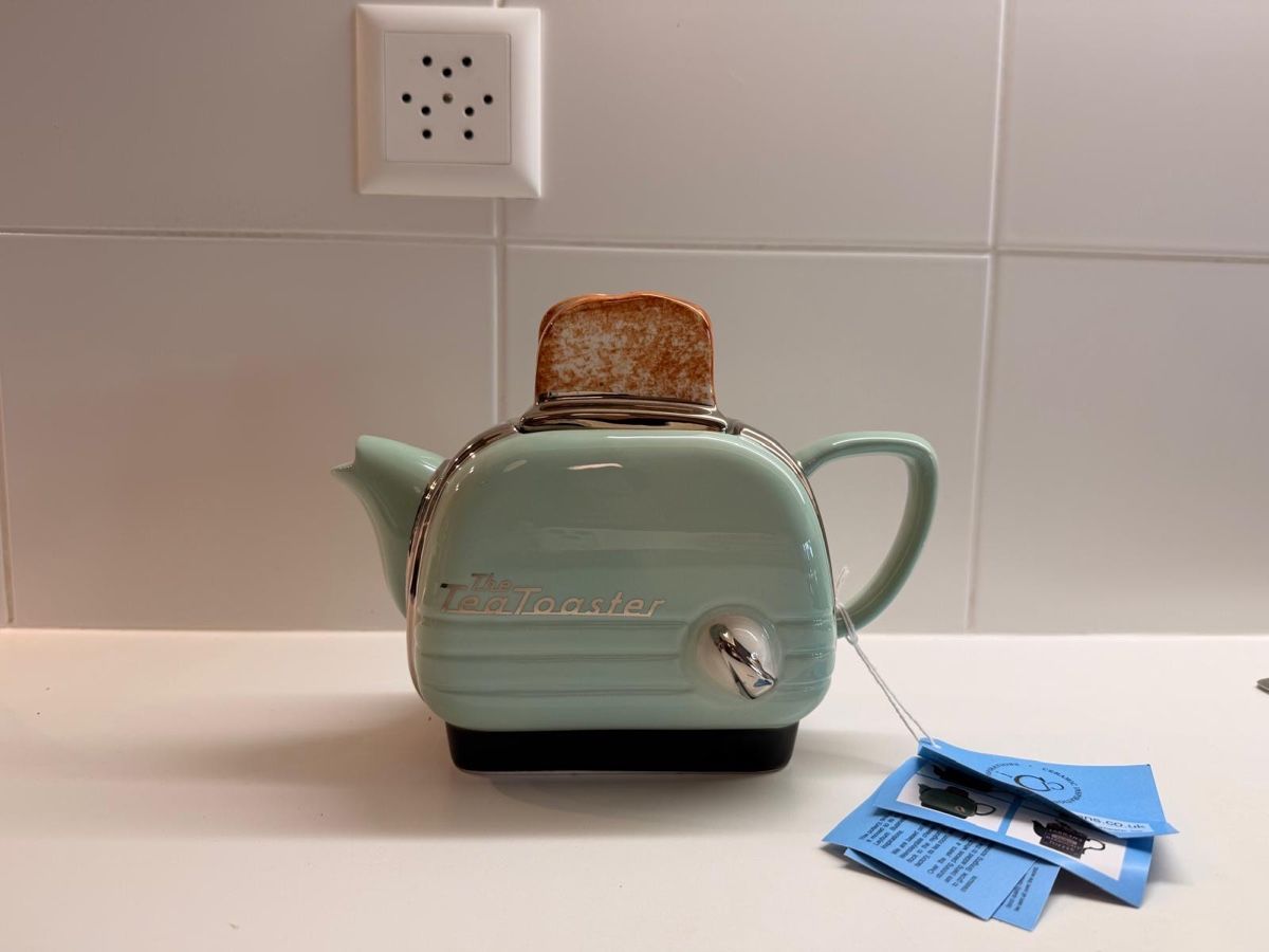 Teekannen: Théière The Tea Toaster vert menthe neuve – Neu und originalverpackt aus Genève von BBM 7