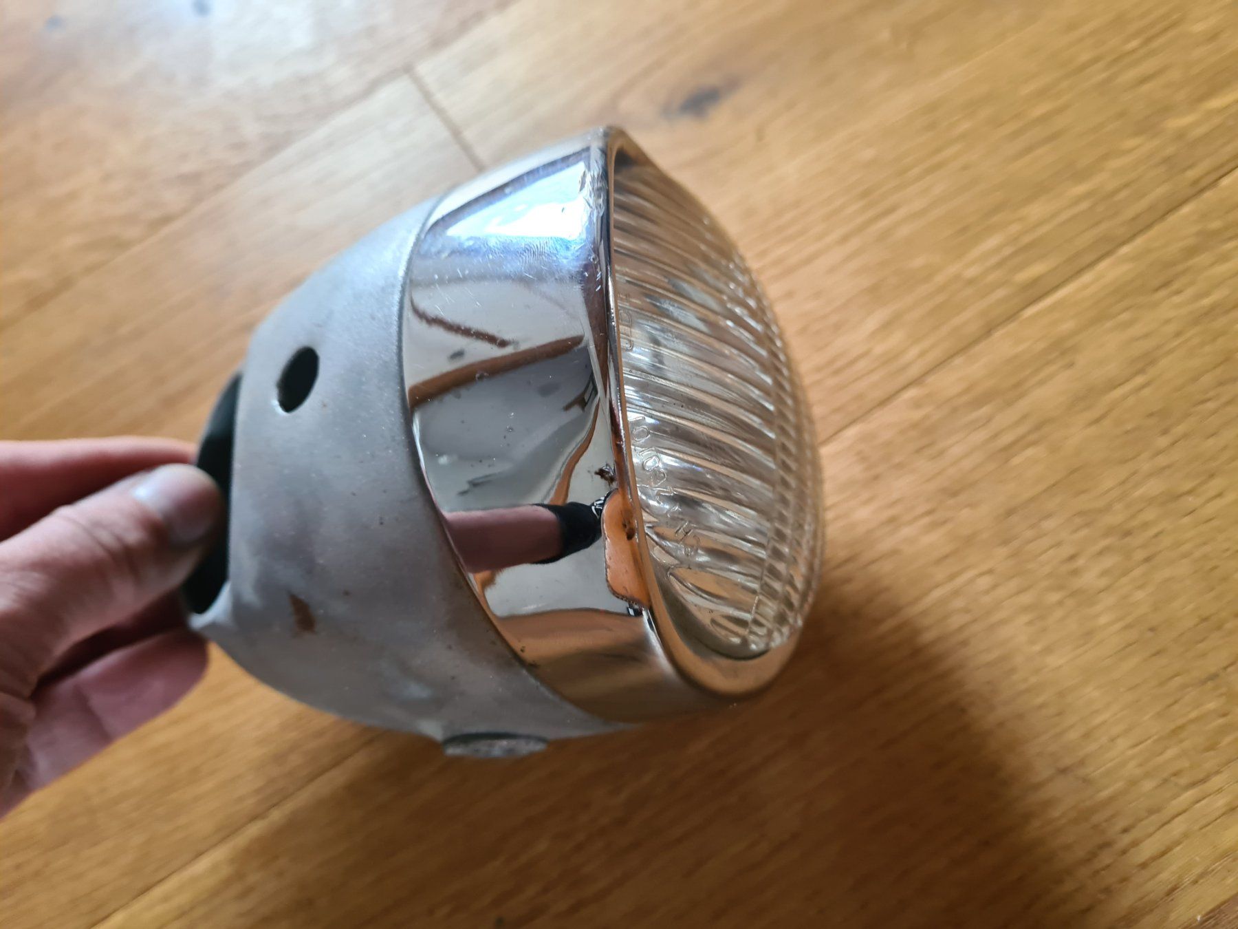 Puch Ciclomotori: Eierlampe ZKW Puch Maxi N/S Original – Usato da frümsen venduto da Sailem