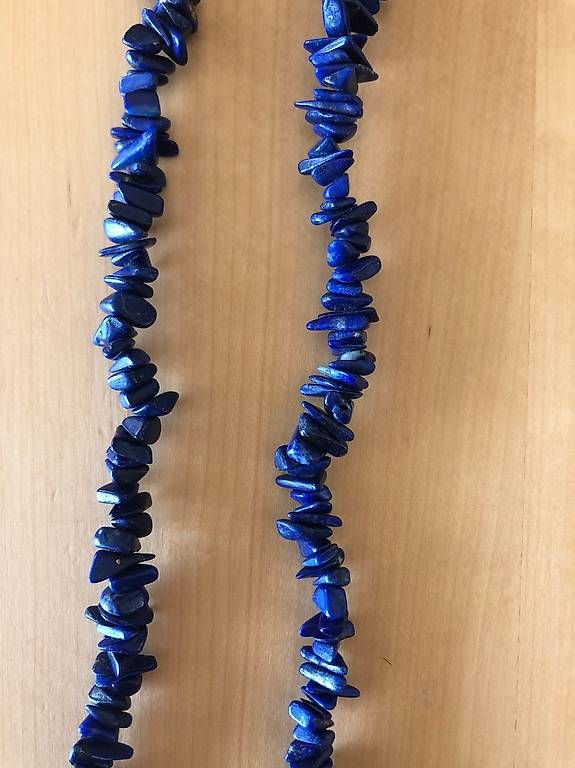 Catenine: Lapis Lazuli Edelsteinsplitter Halskette – Usato da Aarau venduto da HeyLady 2