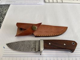Messer Damast Feststehend