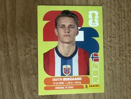 Panini FIFA WM 2026 Sticker Martin Ødegaard NOR 10
