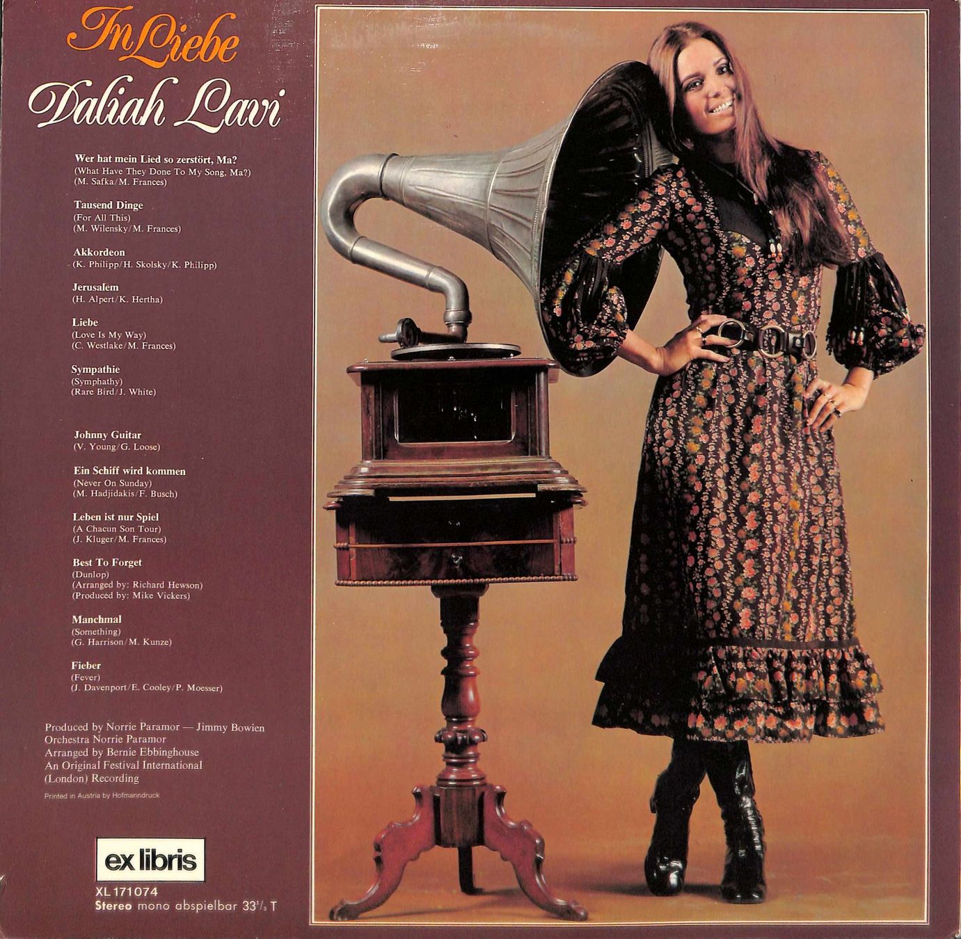 Dischi in vinile: LP Daliah Lavi - In Liebe – Usato da Trimmis venduto da Beax72 1