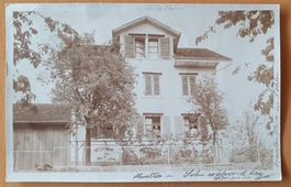 Haus in Wohlen mit Bewohner 1918