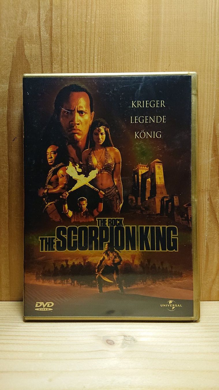 Tutti i DVDs: THE SCORPION KING DVD mit Dwayne Johnson – Usato da Wilderswil venduto da Exebub