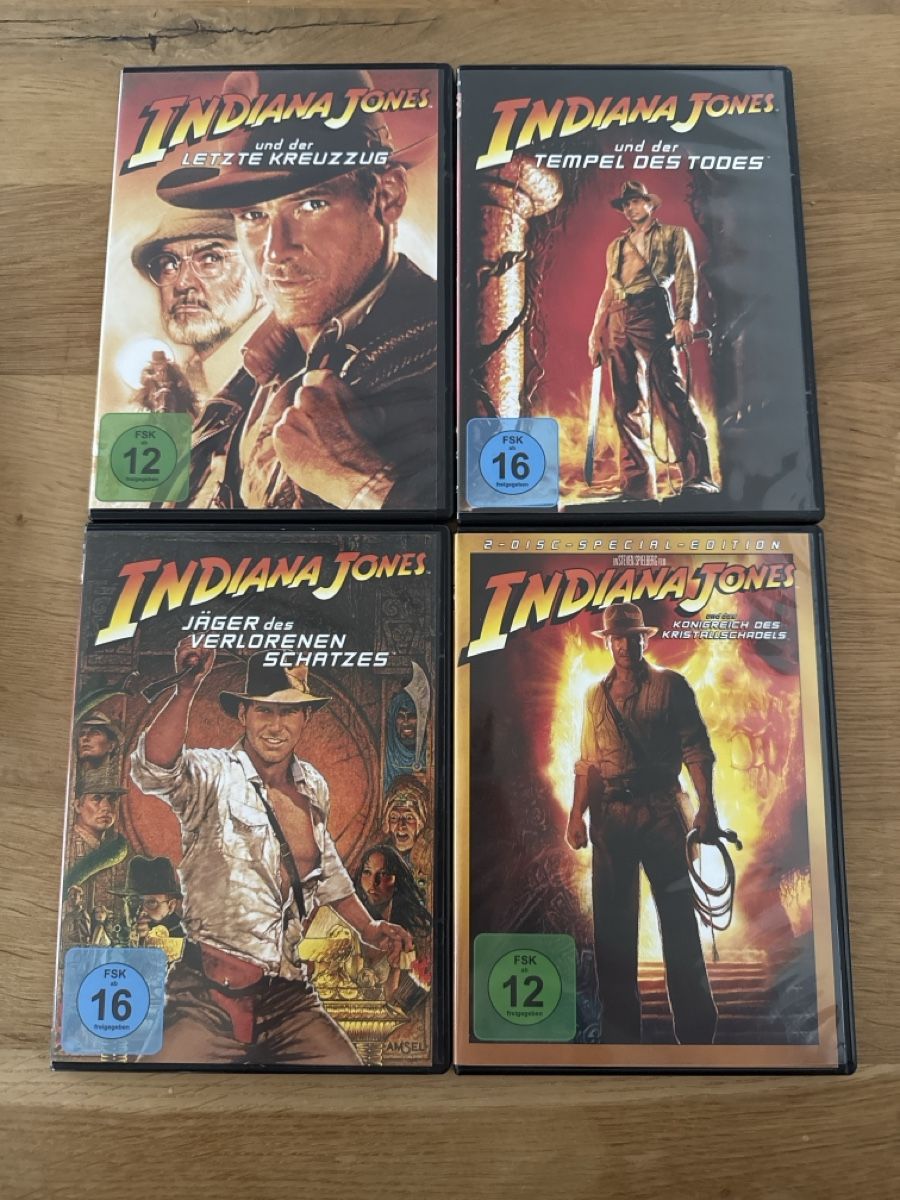 Tutti i DVDs: Indiana Jones - DVD Box Set – Usato da Rebstein venduto da pororoca08 1