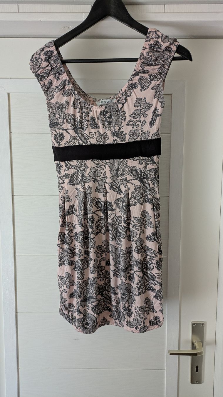 Kleider: Kleid kurz/Longtop mit Spitzenprint Gr. M – Neu (gemäss Beschreibung) aus Grüningen von mangaka