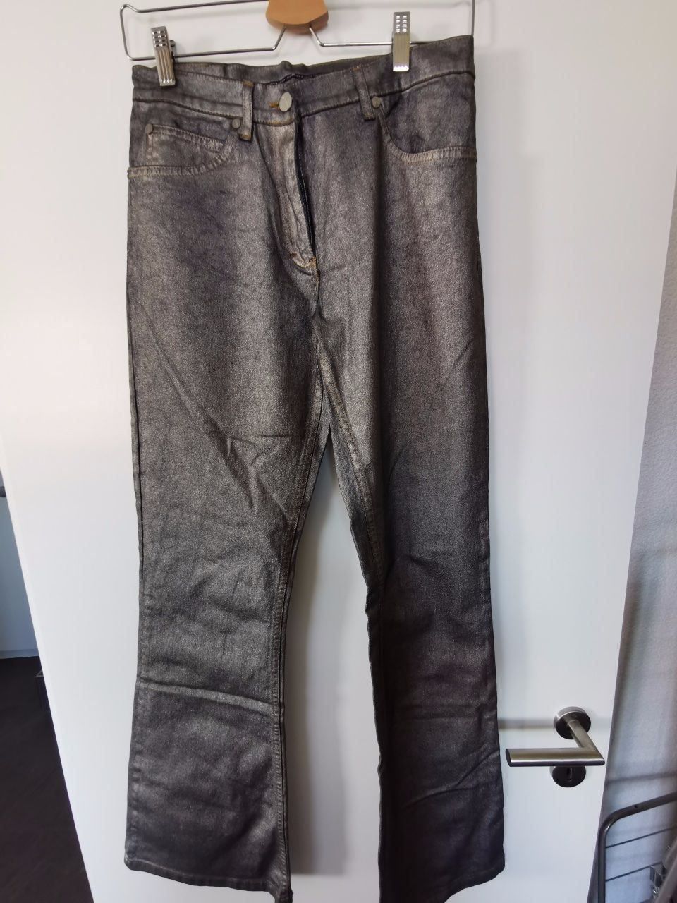 Jeans: Damen Jeans Hose silber Gr. 32 – Nuovo (secondo la descrizione) da Sirnach venduto da windrad65