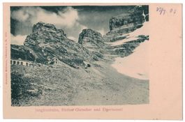 Jungfraubahn, Station Gletscher & Eigertunnel, um 1900