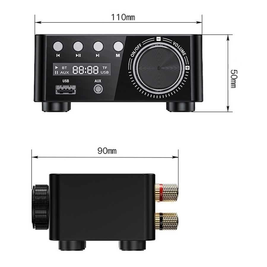 Verstärker: Mini Bluetooth Amplificateur HiFi 2x50W – Neu (gemäss Beschreibung) aus Yverdon-les-Bains von rogi80 9