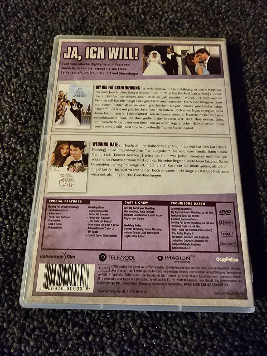 Tutti i DVDs: Ja, ich will & Wedding (15049) – Usato da Ruswil venduto da jan_bxl5 1