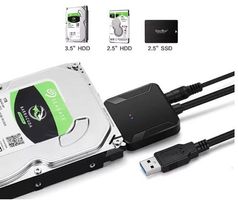 USB 3.0 zu SATA Festplatten-Adapter-Konverter