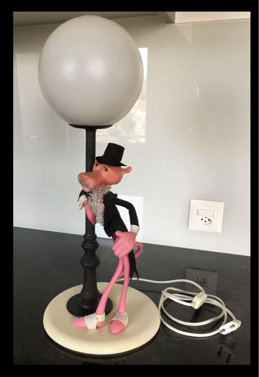 Lampade: Paulchen Panther Kinderlampe – Usato da Wallisellen venduto da Chatswood_8hwh
