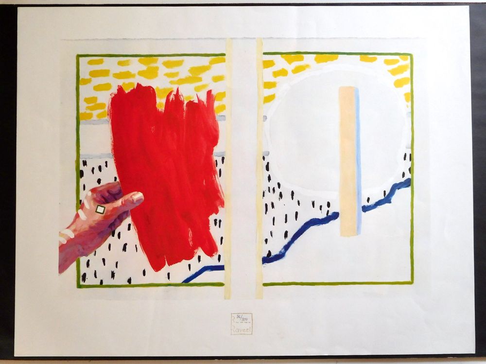 Roger RAVEEL 1979 Litho 96/300 Belgie Pop Art Hockney Warhol (Gebraucht ...