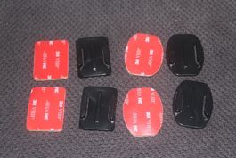 2x 2 Adapterplatten 2x 2 Klebepads 3M gopro