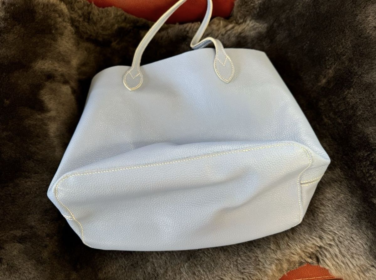 Taschen für Damen: Leder Tasche handgefertigt blau – Neu und originalverpackt aus Veyras von ValClasse 4