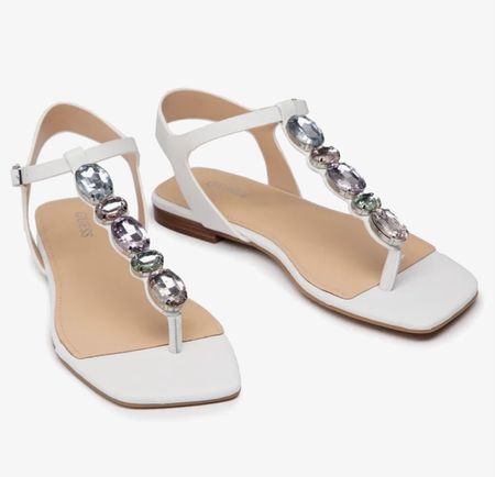 GUESS Neu Echtleder Sandalen Gr.37 NP 150 Fr