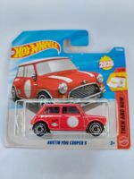 Hot Wheels Austin Mini Cooper S rot