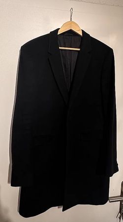 Hugo Boss Mantel 100% Cashmere schwarz, Slim-fit, Grösse 50