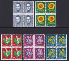 PJ 1961 im 4er-Block, postfr.**