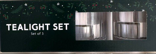 Portacandele: Tee-Lichter-Set, 3 Stück – Nuovo e nell'imballaggio originale da Bäriswil BE venduto da Elmejor11
